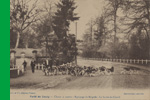 Fort de Coucy -Chasse  courre - Equipage de Brigode - La sortie du Chenil