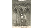 42.Chteau de COUCY (Aisne) - Intrieur du Donjon avant la Restauration (La pierre suspendue)