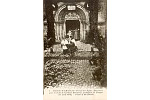 4 COUCY-LE-Chteau - Portail de l'Eglise.- Dcoration pour la visite du Cardinal HarMTann, archevque de Cologne (11 avril 1916).- Portal of the Church.