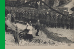 COUCY-LE-Chteau - Dfil du Cortge (Visite du Cardinal HarMTann, 11 avril 1916). Pass of the Procession (Visit of the Cardinal Hartmann, 11 april 1916).