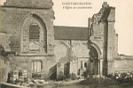 COUCY-LE-Chteau - L'Eglise en reconstruction