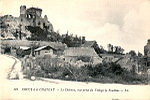 518 COUCY-LE-Chteau - Le Chteau, vue prise du village de la Feuille. - LL