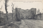 COUCY-le-Chteau (Aisne) - Porte de Laon vue extrieure Gate of laon, outside view. 7