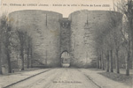 33. Chteau de COUCY (Aisne) - Entre de la ville - Porte de Laon (XIII)