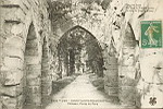 Aisne - 228 - COUCY-le-Chteau (XIIIe Sicle) Chteau, Porte du Parc (+devise)