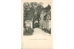 1.- Coucy-le-Chteau - Entre du Chteau (au dos) J.R.