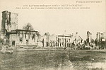 1851 COUCY-le-Chteau La France reconquise (1917) - Place Barbot-Les Vandales incendirent, aprs pillage, tous les immeubles  Franais souvenons nous !