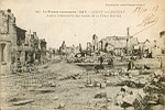 1852 COUCY-le-Chteau La France reconquise (1917) - Aspect lamentable des ruines de la Place Barbot  Franais souvenons nous !