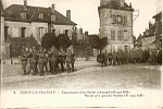 COUCY-LE-Chteau. - Enterrement d'un Soldat allemand (14 mai 1915), Burial of a german Soldier (14 may 1915).