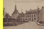 COUCY-le-Chteau-AUFFRIQUE (Aisne) - Caf du Centre et Htel de Ville