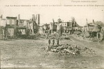 Franais souvenons-nous! 1849.La France reconquise (1917) - COUCY-le-Chteau Ensemble des ruines de la Place Bogourdat