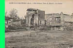 COUCY-LE-Chteau(Aisne) - Htel Bellevue, Place du march - Les Ruines