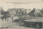 8. COUCY-le-Chteau-AUFFRIQUE (Aisne) - La Place du march et la Porte de Laon Ruins of the Market Place and laon Gate