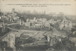 COUCY-LE-Chteau-AUFFRIQUE (Aisne) - Vue gnrale de Coucy vu des jardins suspendus General view taken from the Bulwarks