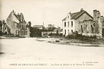 COUCY-LE-Chteau-AUFFRIQUE - La Place du March et les Ruines du Chteau. E. Galimant, Editeur