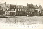 19 COUCY-LE-Chteau. La Place du March (Mess des officiers allemands, Juillet 1916) The Market Place (Mess of the germans officers, July 1916)