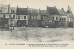19 COUCY-LE-Chteau. La Place du March (Mess des officiers allemands, Juillet 1916) The Market Place (Mess of the germans officers, July 1916)