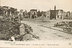Vis Paris N 964 COUCY-LE-Chteau (Aisne).- La Place en ruines. - Ruins of the place. ND Phot