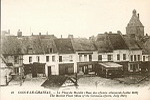 18 COUCY-LE-Chteau. La Place du March (Mess des officiers allemands Juillet 1915) The Market Place (Mess of the Germans officers, July 1915)