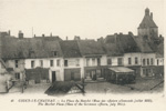 18 COUCY-LE-Chteau. La Place du March (Mess des officiers allemands Juillet 1915) The Market Place (Mess of the Germans officers, July 1915)