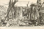 Franais souvenons-nous! 1843.La France reconquise (1917) - COUCY-le-Chteau Dans quel tat lamentable les Vandales mirent l'alle d'arbres de l'entre du Chteau