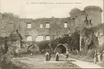 80.- COUCY-le-Chteau (Aisne).- Les Ruines du Chteau  l'intrieur