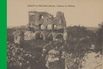 COUCY-le-Chteau (Aisne) - Intrieur du Chteau
