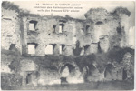 21. Chteau de COUCY (Aisne) Intrieur des Ruines (ancien salon salle des Preuses XIVe sicle)