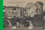 Aisne 240 - COUCY-le-Chteau (XIIIe sicle) Partie Sud des Ruines (Salle des Preuses) (+devise)