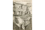 Aisne-239.- COUCY-le-Chteau (XIIe sicle) Escalier du Chteau (+devise)