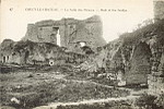 516 LES RUINES DE LA GRANDE GUERRE.- Coucy-le-Chteau.- Le Chteau.- Le Corps de Garde.- Grat War Ruins.- Coucy-le-Chteau.- the Castle.- The watch house. - L.L.