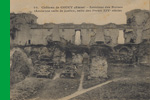 22. Chteau de COUCY (Aisne) - Intrieur des Ruines (Ancienne salle de justice, salle des Preux XIVe sicle)