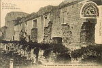 61. - COUCY-le-Chteau (Aisne). Vue intrieure des Ruines du Chteau (XIIIe sicle).- La Salle des Preux (+devise)