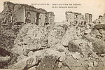 COUCY-le-Chteau. - Aspect des ruines des remparts As the ramparts stand now