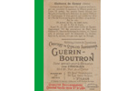 CHOCOLAT GUERIN-BOUTRON
(verso de la INCpub02)
