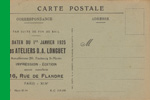 PAR SUITE DE FIN DE BAIL
A DATER DU 1ER JANVIER 1925
Les ATELIERS D.A. LONGUET
Actuellement 250, Faubourg St-Martin
IMPRESSION - EDITION
seront transfrs
16, RUE DE FLANDRE
PARIS - XIXe