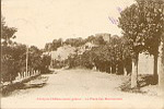Coucy-le-Chteau avant guerre - La Place des Marronniers