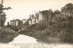 503 LES RUINES DE LA GRANDE GUERRE.- Coucy-le-Chteau.- Les Fortifications. Donjon de la Porte de Soissons.- Grat War Ruins.- Coucy-le-Chteau.- the Fortifications. Gate of Soissons' dungeon. - L.L.