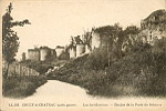 LL.503 COUCY-le-Chteau aprs guerre. Les Fortifications - Donjon de la Porte de Soissons