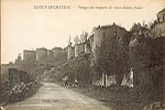 COUCY-LE-Chteau - Vestiges des remparts du vieux Chteau fodal