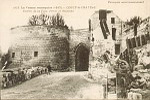 Franais souvenons-nous! 1855.La France reconquise (1917) - COUCY-le-Chteau Entre de la Ville. Porte de Soissons