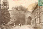 Coucy-le-Chteau - Porte de Soissons - la Maison d'Enguerrand (+devise)