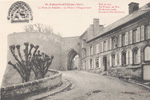 60.-COUCY-le-Chteau (Aisne) La Porte de Soissons - la Maison d'Enguerrand (+devise)