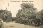 COUCY-LE-Chteau. Porte de Soissons, vue intrieure