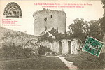Coucy-le-Chteau (Aisne) - Tour des gardes ou Tour du Muse (diamtre extrieur 19 mtres, hauteur 35 mtres) (I) (+devise)
