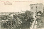 Coucy-le-Chteau Vue Gnrale de la Ville et des Remparts du Chteau (+devise)