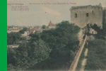 Coucy-le-Chteau Vue Gnrale de la Ville et des Remparts du Chteau (+devise)