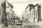 Franais souvenons-nous! 1856.La France reconquise (1917) - COUCY-le-Chteau Destructions allemandes rue de la Longue Pauline