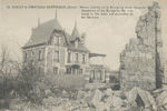 COUCY-LE-Chteau-AUFFRIQUE (Aisne) - Maison habite par le Kronprinz seule pargne de la ville. Residence of the Kronprinz the only house in the town not dynamited by the Germans