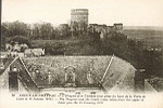 20 - COUCY-LE-Chteau. L'Hospice  et le Chteau (vue prise du haut de la Porte de Laon le 14 janvier 1916). The Hospital and the Castle (view taken from the upper of Laon Gate, the 14 January 1916